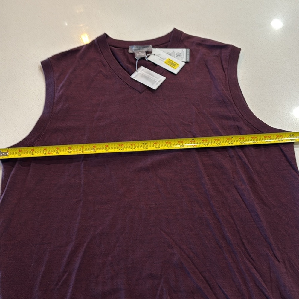 NWT Daniel Cremieux 100% Merino Wool Sleeveless Sweater Vest Size XL - Picture 3 of 6